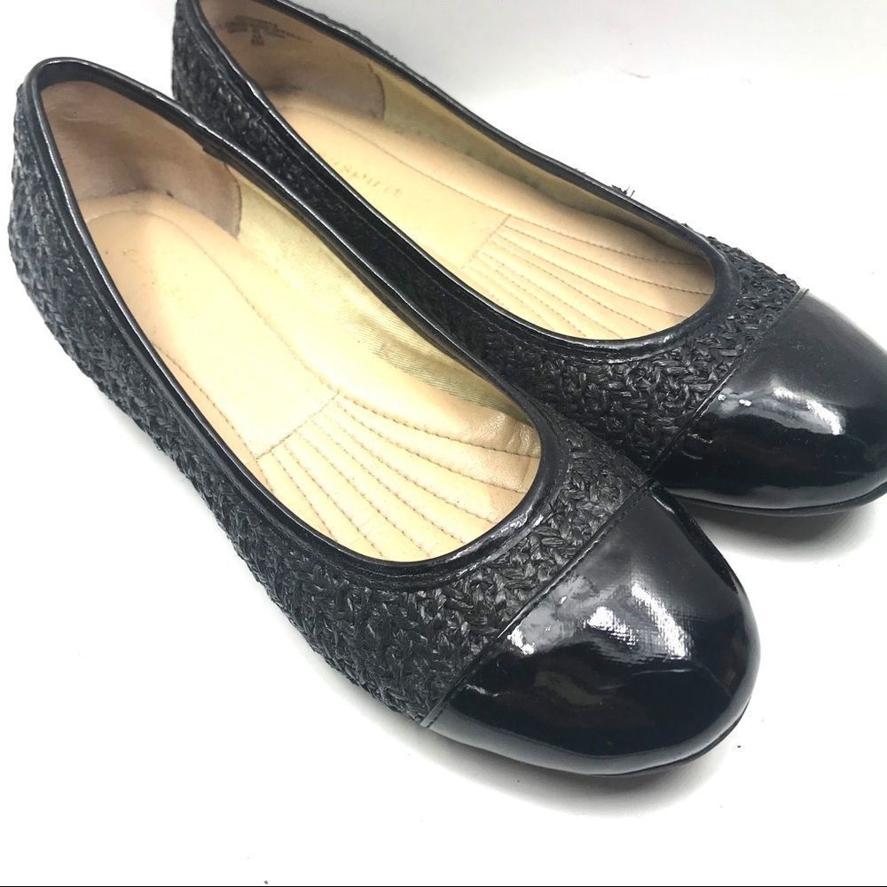 Easy Spirit black ballet flat textured -sz… - Picture 2 of 8